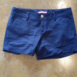 Lilly Pulitzer size 10 navy blue shorts never worn